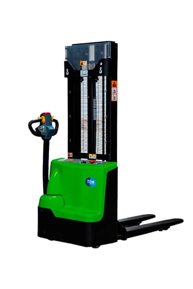 Штабелер самоходный 1,5 т 3,5 м TOR WS15H-3500SC PRO Li-ion 24/60 В/Ач контр. скорости подъема — фото 1